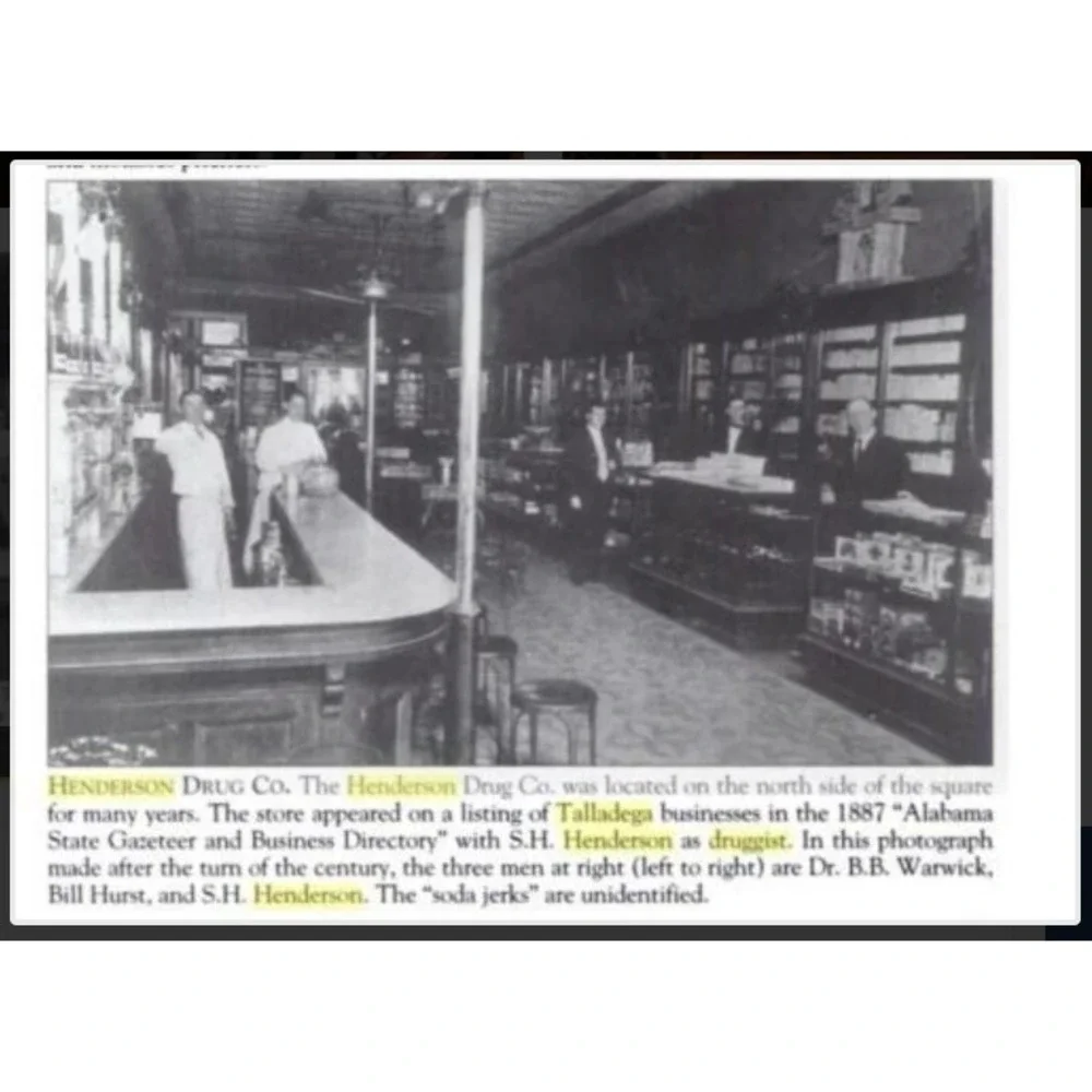 Vintage Henderson‎ Drug Company Readyriter Pen Pharmacy Pharmacist Talladega AL
